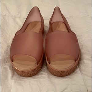 Barely worn Melissa rose sandals